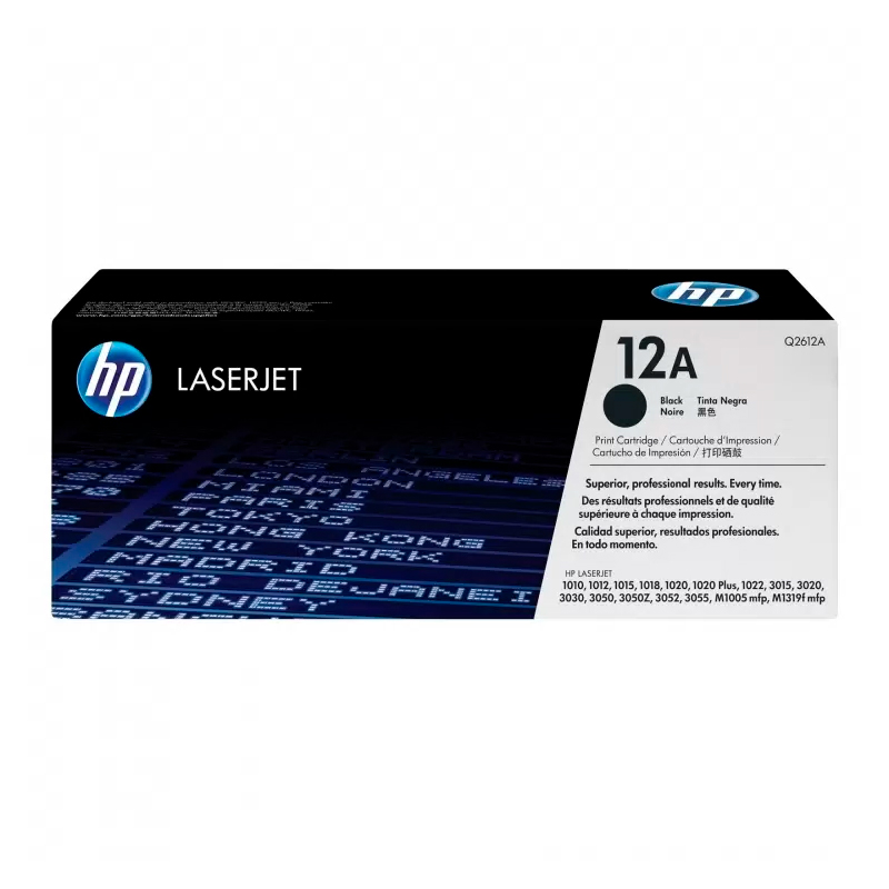 

Картридж для лазерного принтера HP (Q2612A) черный, оригинальный
