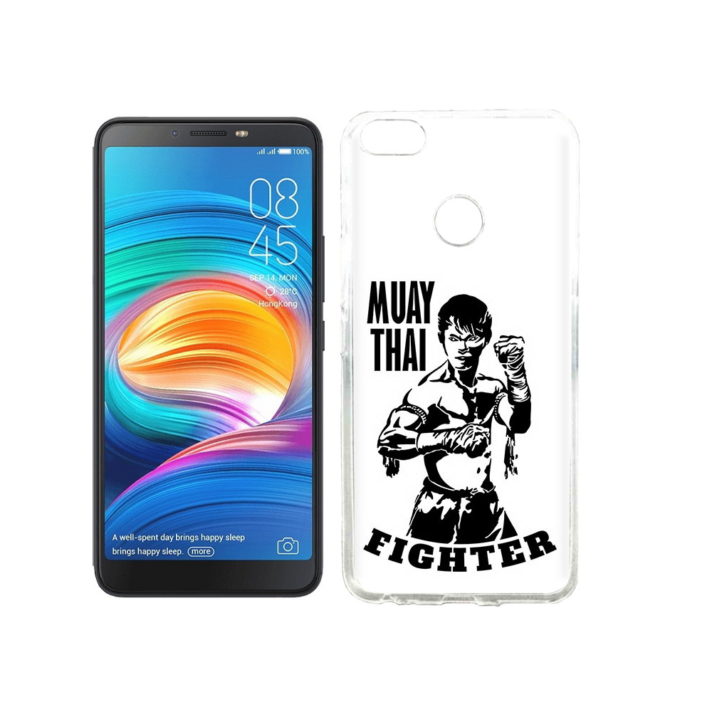 

Чехол MyPads Tocco для Tecno Camon X Единоборства муайтай, Прозрачный, Tocco