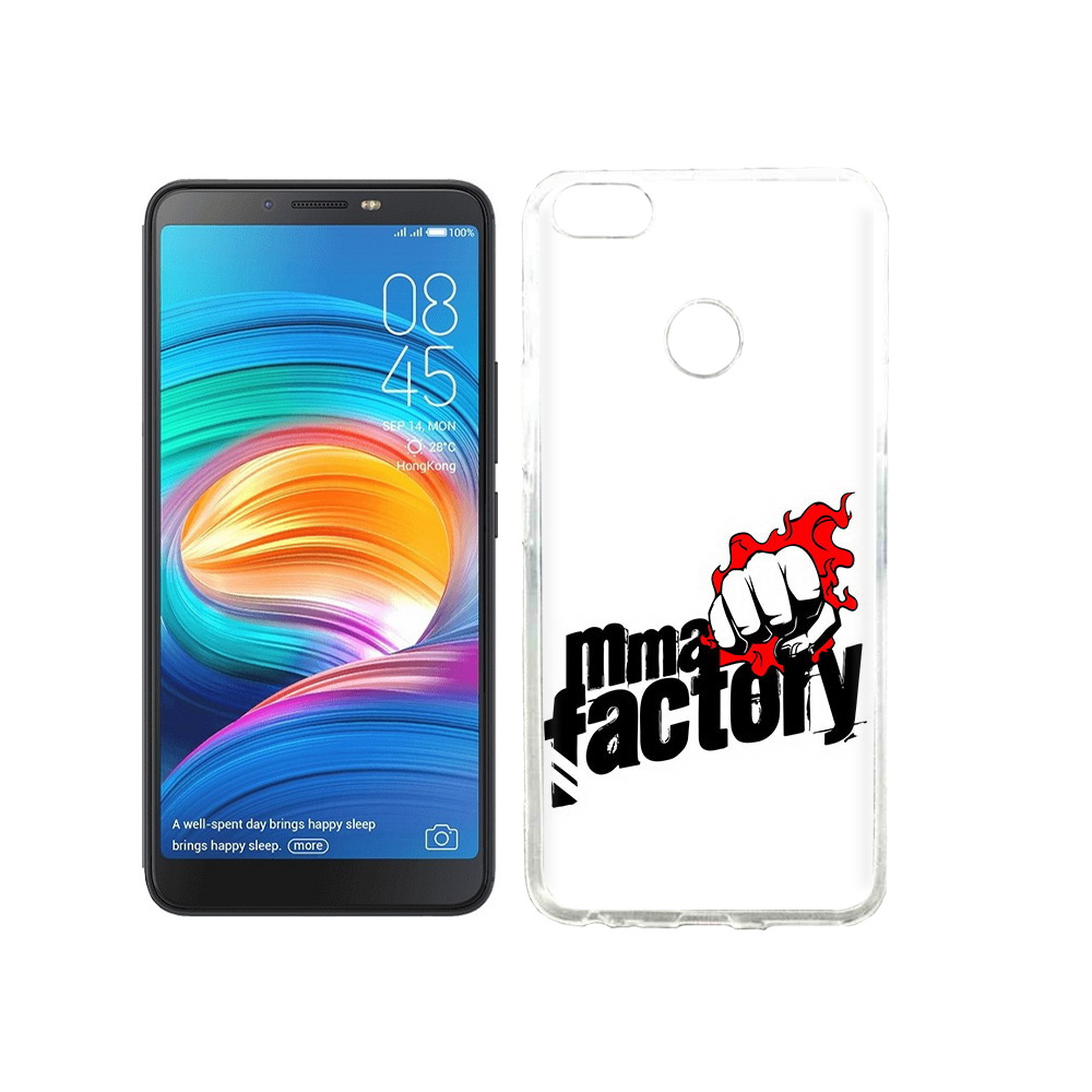 

Чехол MyPads Tocco для Tecno Camon X Единоборства ММА, Прозрачный, Tocco