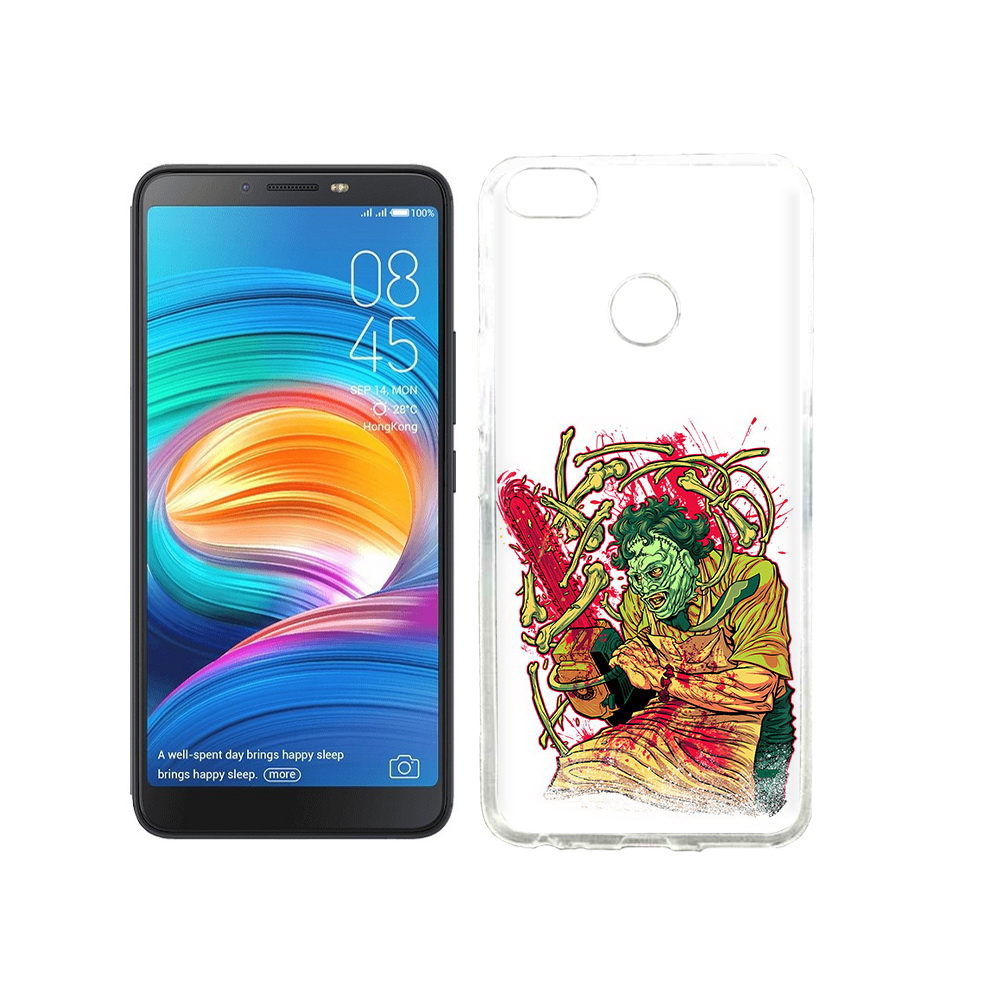 

Чехол MyPads Tocco для Tecno Camon X яркий мясник, Прозрачный, Tocco