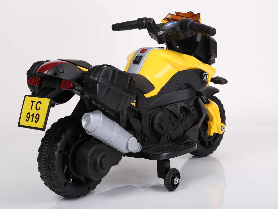 Электромотоцикл Toyland Mini moto JC 919 Желтый