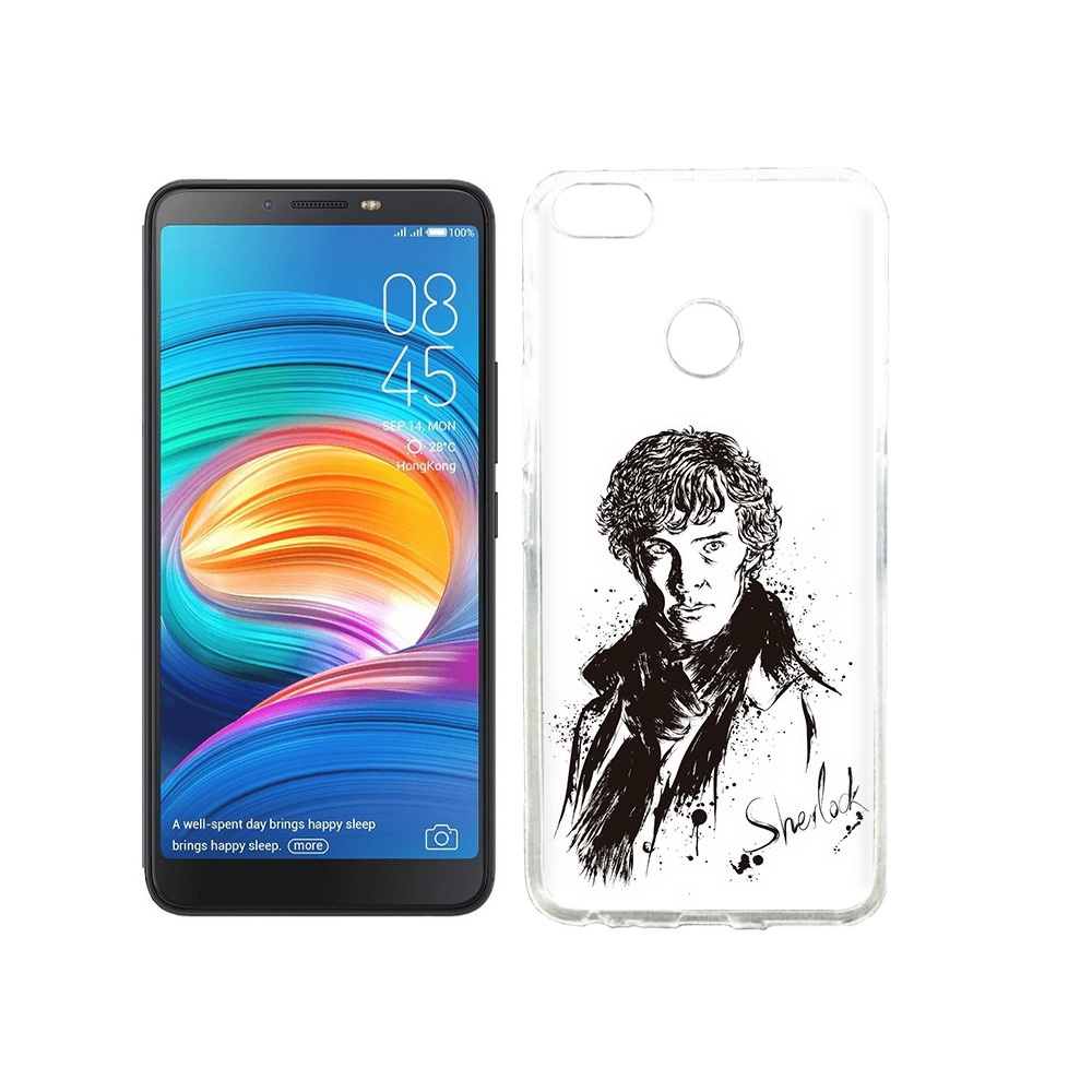 

Чехол MyPads Tocco для Tecno Camon X шерлок холмс портрет, Прозрачный, Tocco