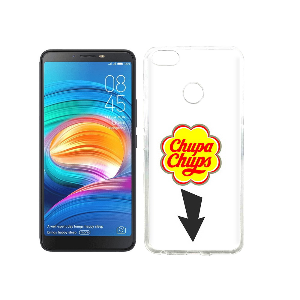 

Чехол MyPads Tocco для Tecno Camon X чупа чупс, Прозрачный, Tocco