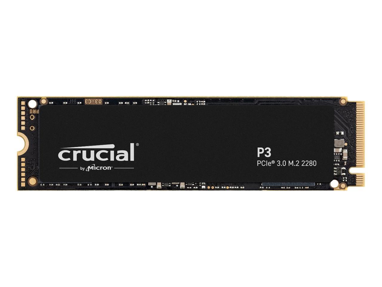SSD накопитель Crucial CT4000P3SSD8 M.2 2280 4 ТБ (CT4000P3SSD8)
