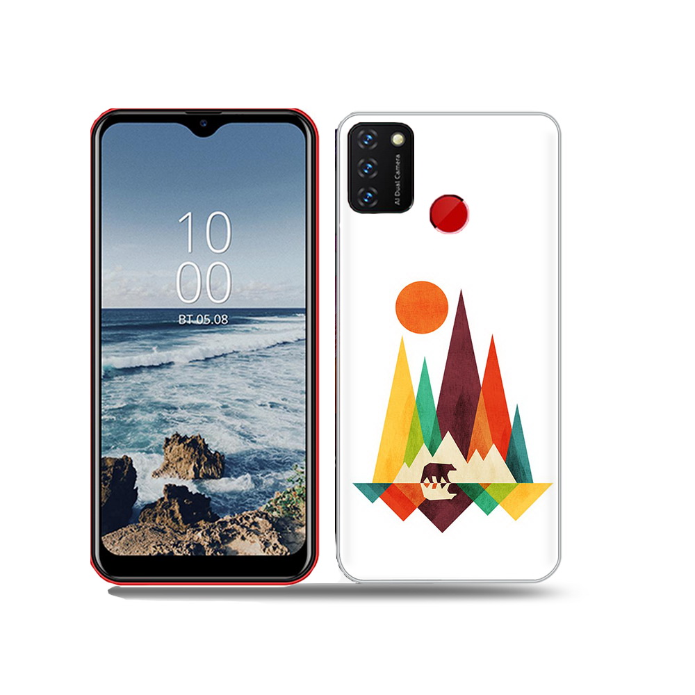 

Чехол MyPads Tocco для BQ 6631G Surf нарисованные горы с медведем, Прозрачный, Tocco