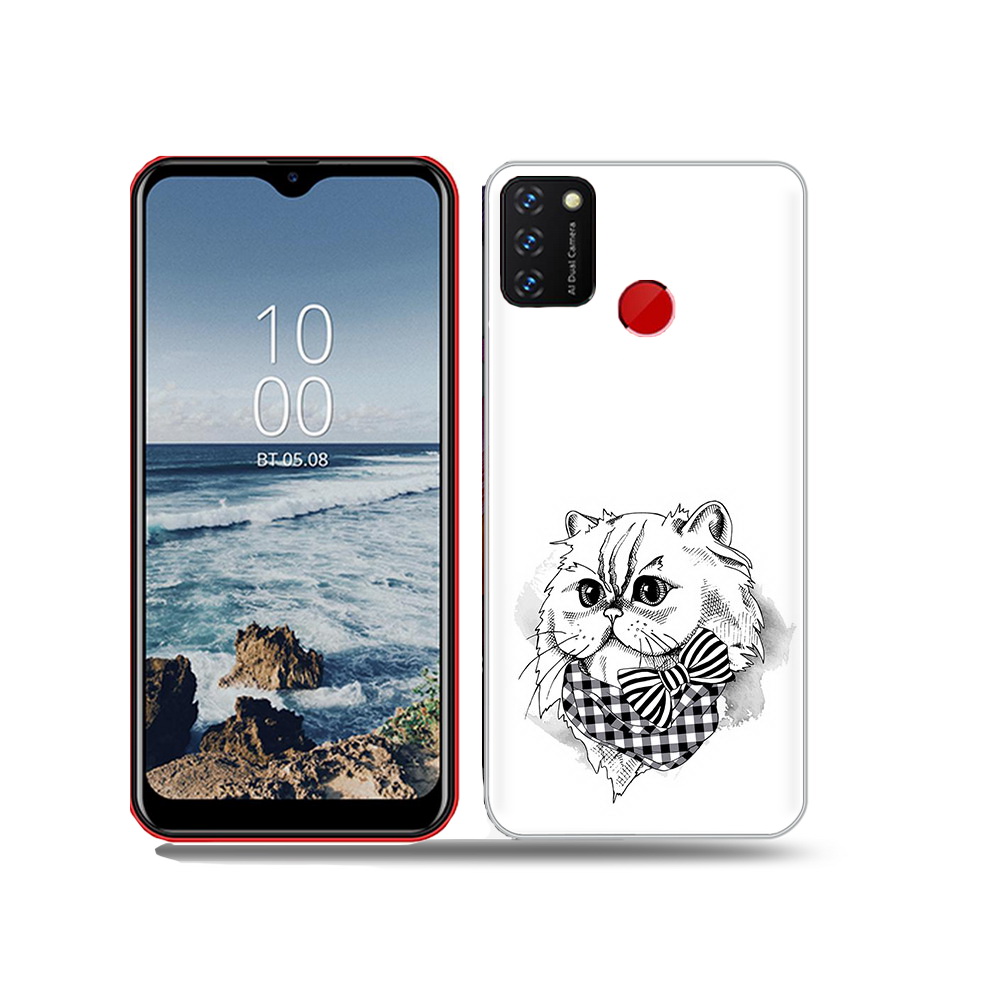 

Чехол MyPads Tocco для BQ 6631G Surf нарисованная красивая кошечка, Прозрачный, Tocco
