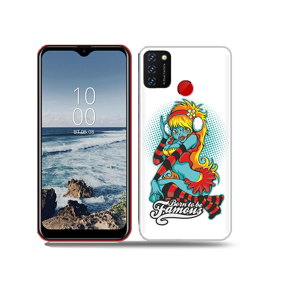

Чехол MyPads Tocco для BQ 6631G Surf нарисованная девушка в наушниках, Прозрачный, Tocco