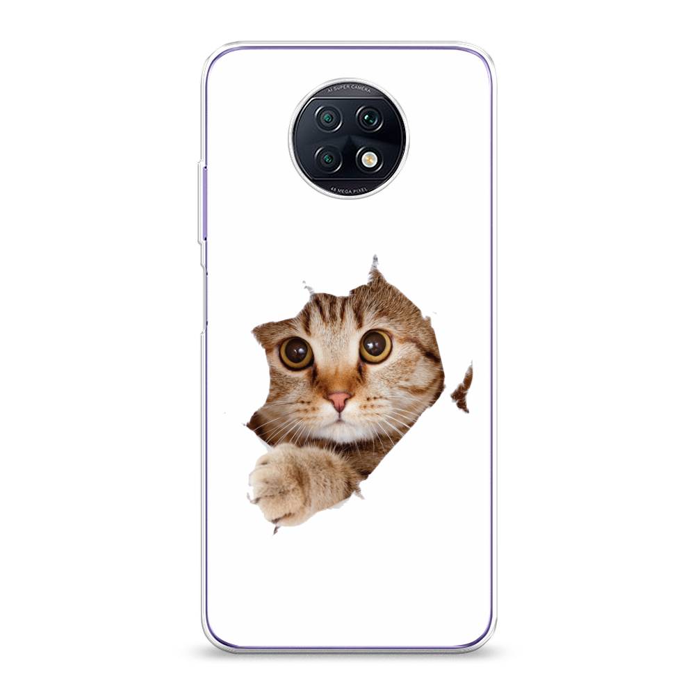 

Чехол на Xiaomi Redmi Note 9T "Кот и бумага", Белый;коричневый, 39650-1