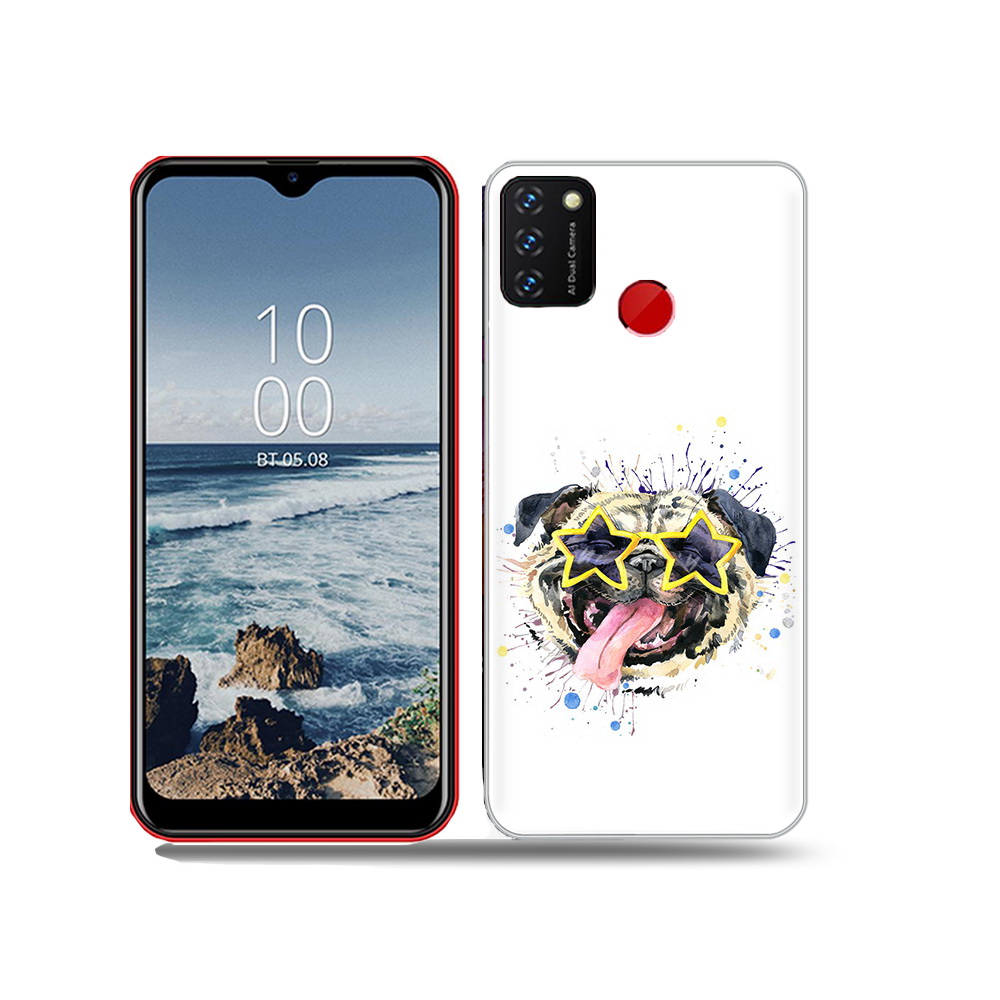 

Чехол MyPads Tocco для BQ 6631G Surf мопс боксер, Прозрачный, Tocco