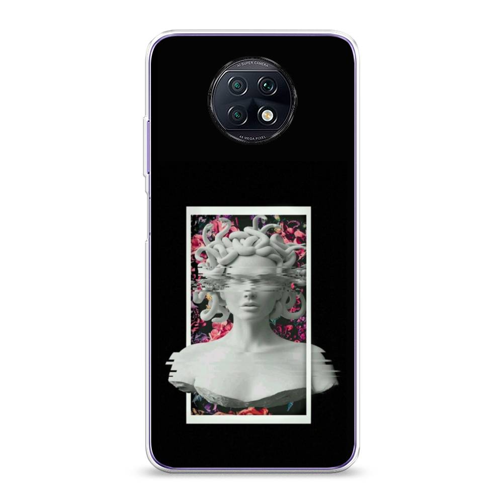 

Чехол на Xiaomi Redmi Note 9T "Web Punk Медуза Горгона", Черный;серый, 39650-6