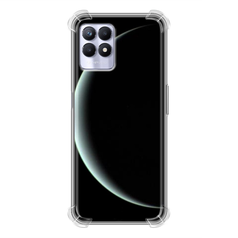 фото Силиконовый с усиленными углами чехол для realme 8i/narzo 50 тайны космоса 100gadgets