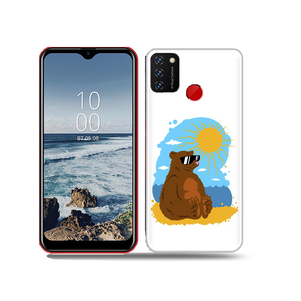 Чехол MyPads Tocco для BQ 6631G Surf медведь на чиле