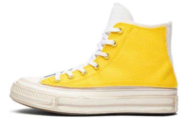 

Кеды унисекс Converse Joshua Vides 1970s Chuck Taylor All Star Hi желтые 38 EU, Желтый, Joshua Vides x Converse 1970s Chuck Taylor All Star Hi