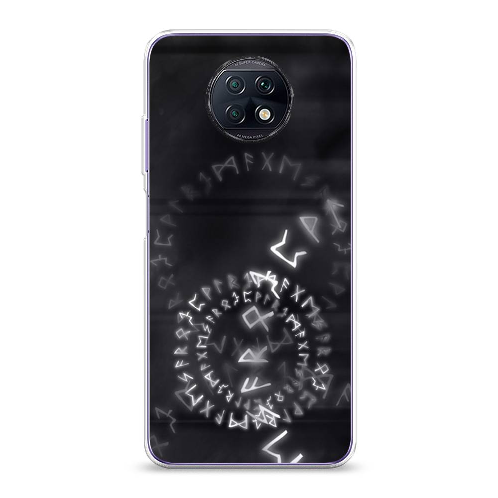 

Чехол на Xiaomi Redmi Note 9T "Руны", Серый;черный, 39650-3
