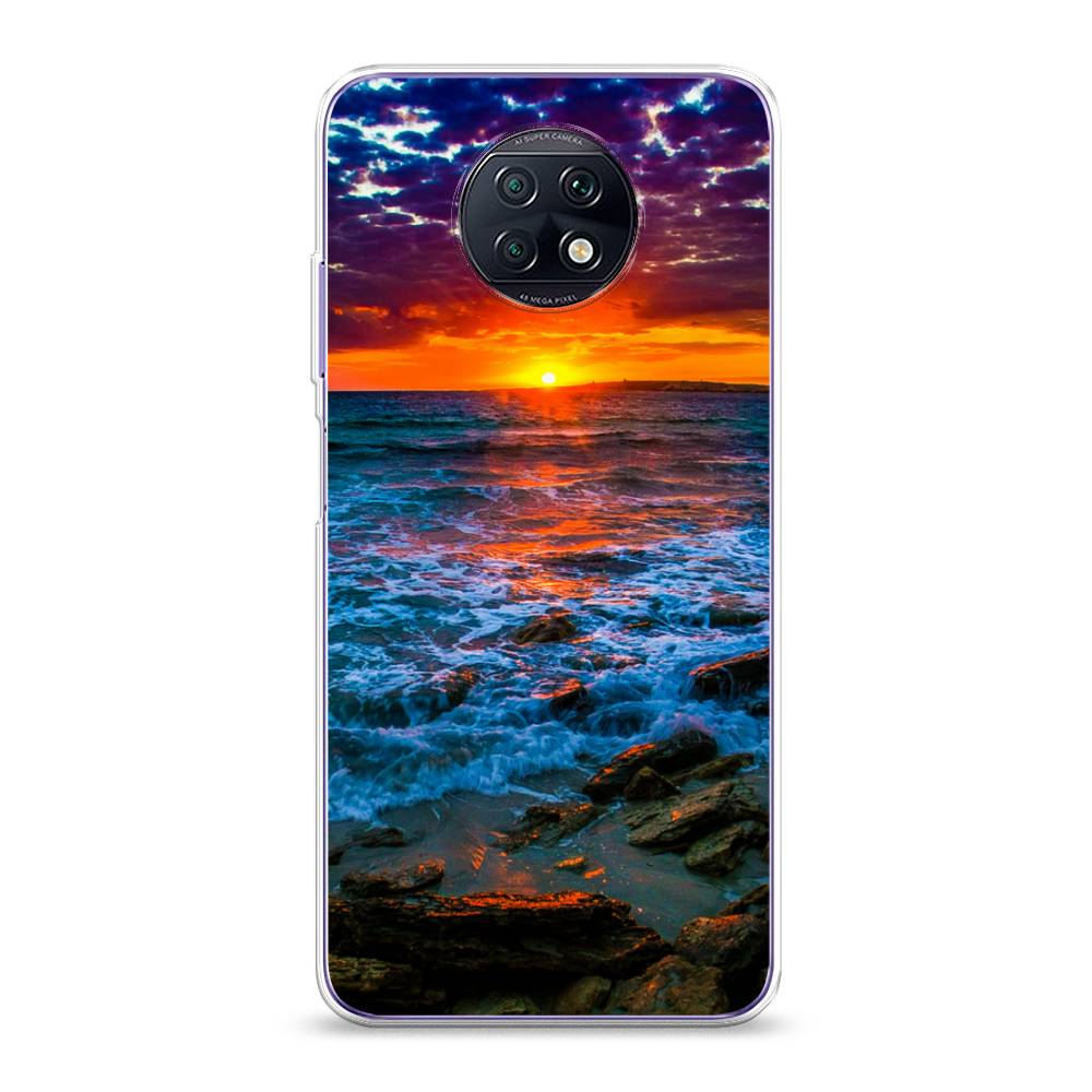 

Чехол на Xiaomi Redmi Note 9T "Закат 1", Оранжевый;синий, 39650-2