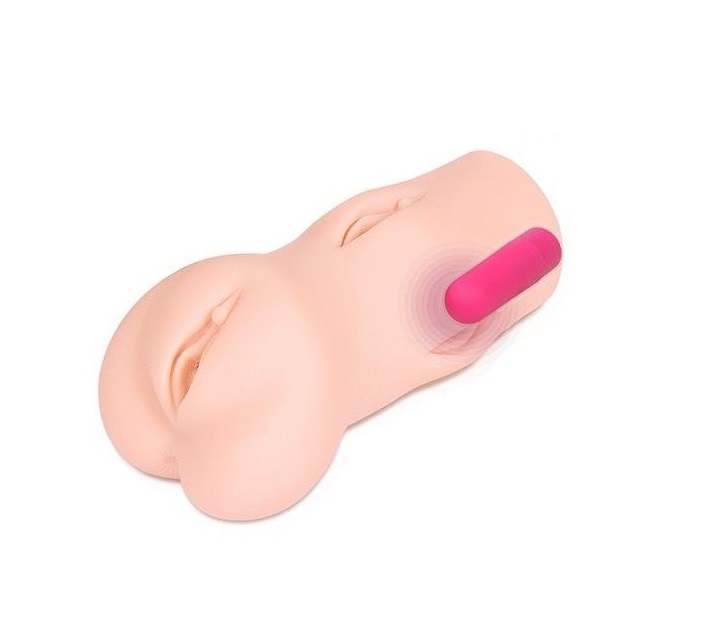Телесный вибромастурбатор-вагина Dream Auto, телесный