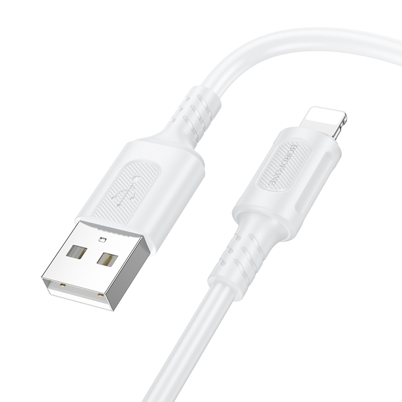 

Кабель Lightning-USB BOROFONE BX111i 1м белый, BX111i