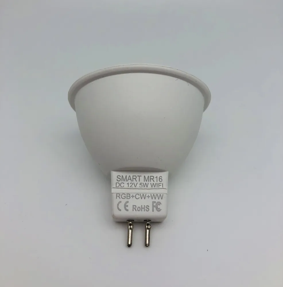 

Умная светодиодная лампочка RGBCW с Алисой на 5Вт цоколь GU5,3 Izba Tech 00208-1, 00208-1