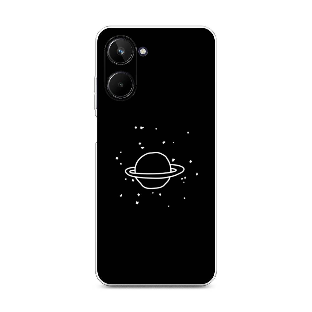 

Чехол Awog на Realme 10 4G "Дудл Юпитера", Белый;черный, 2512150-4