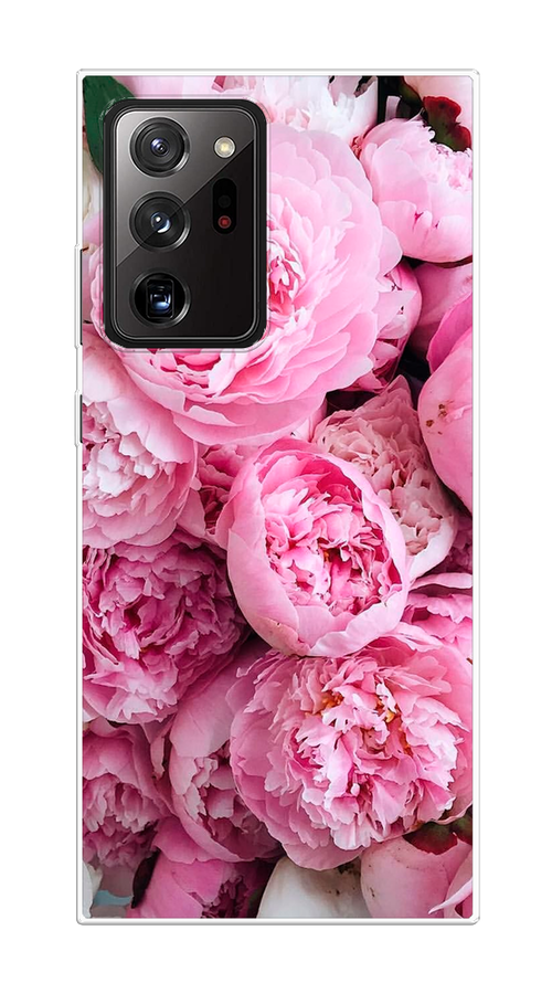 

Чехол на Samsung Galaxy Note 20 Ultra "Розовые пионы", Бежевый;розовый, 2101050-1