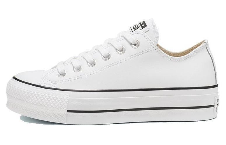 

Кеды унисекс Converse Chuck Taylor All Star Leather Platform Low Top белые 40 EU, Белый, Chuck Taylor All Star Leather Platform Low Top