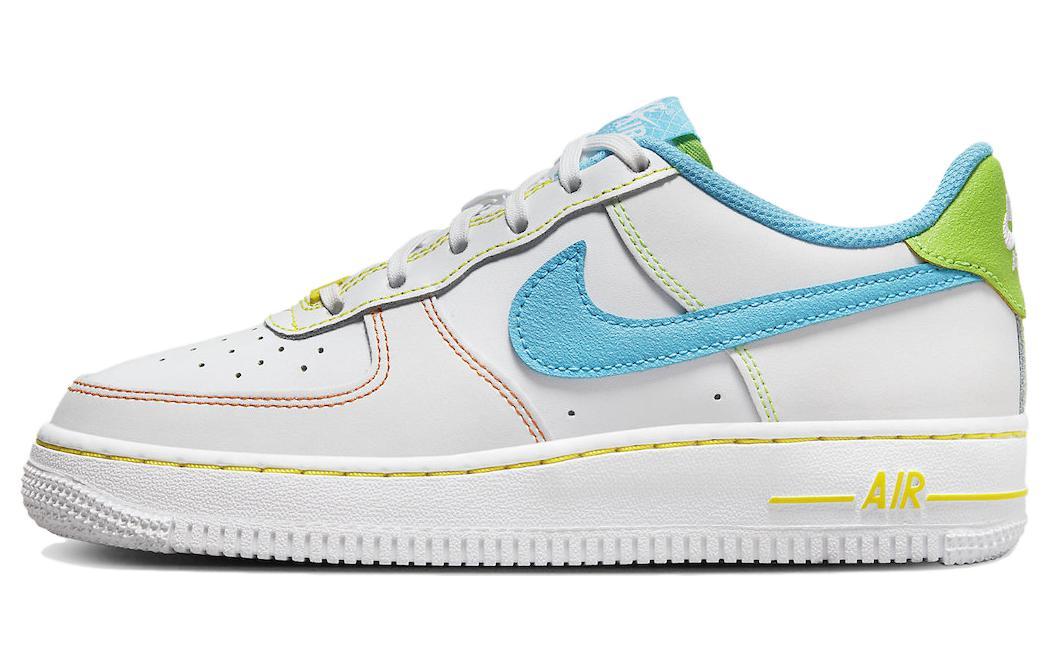 

Кеды унисекс Nike Air Force 1 Low White Multi GS белые 40 EU, Белый, Air Force 1 Low White Multi GS