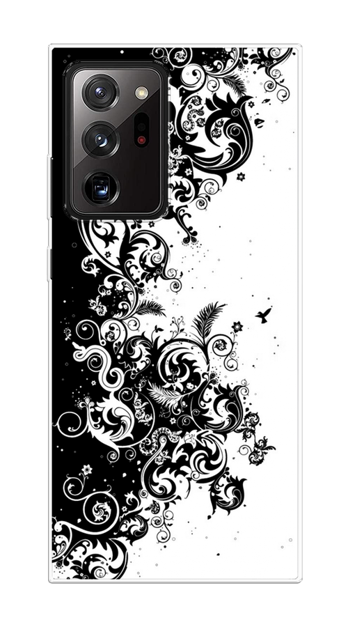 

Чехол на Samsung Galaxy Note 20 Ultra "Черно белый узор", Белый;черный;серый, 2101050-1