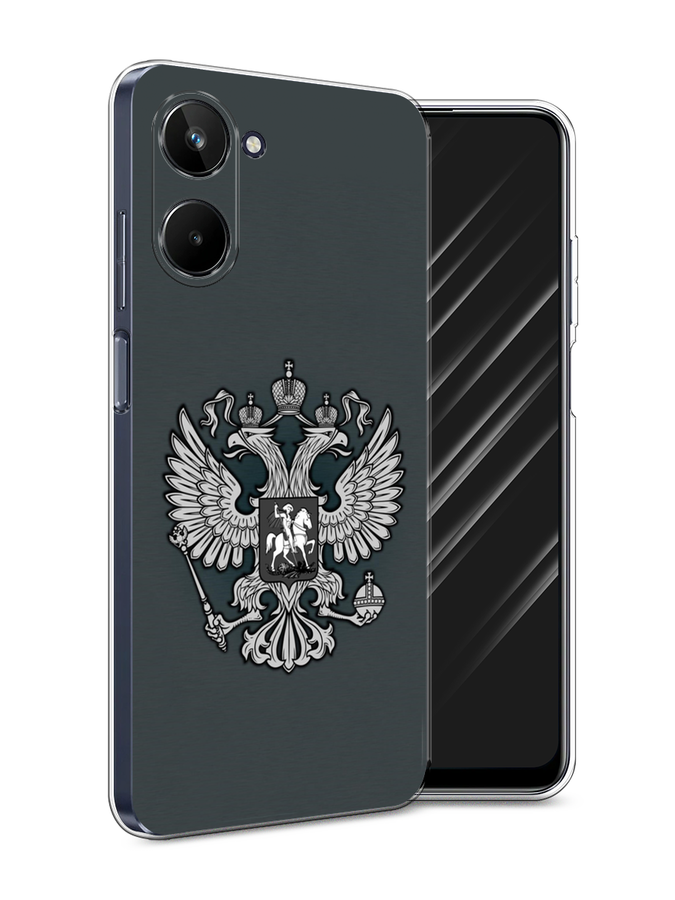 

Чехол Awog на Realme 10 4G "Герб России серый", 2512150-5