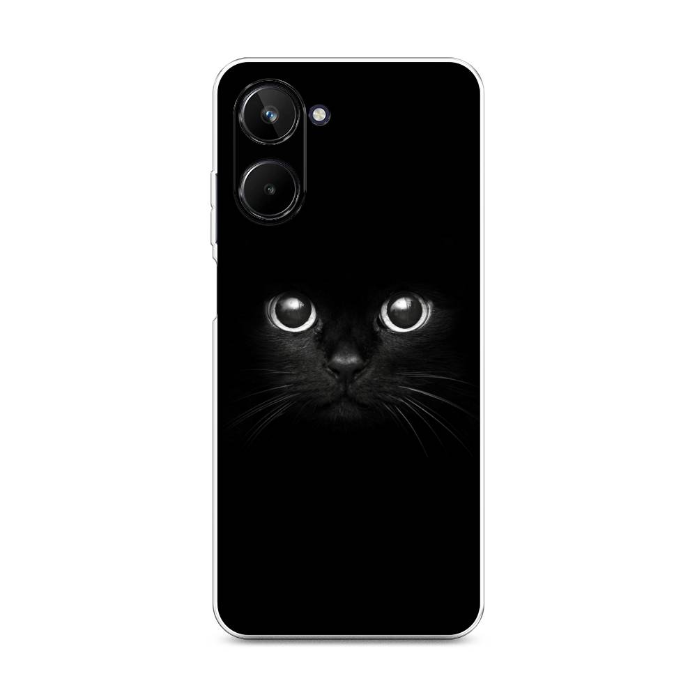 

Чехол Awog на Realme 10 4G "Взгляд черной кошки", Черный, 2512150-1