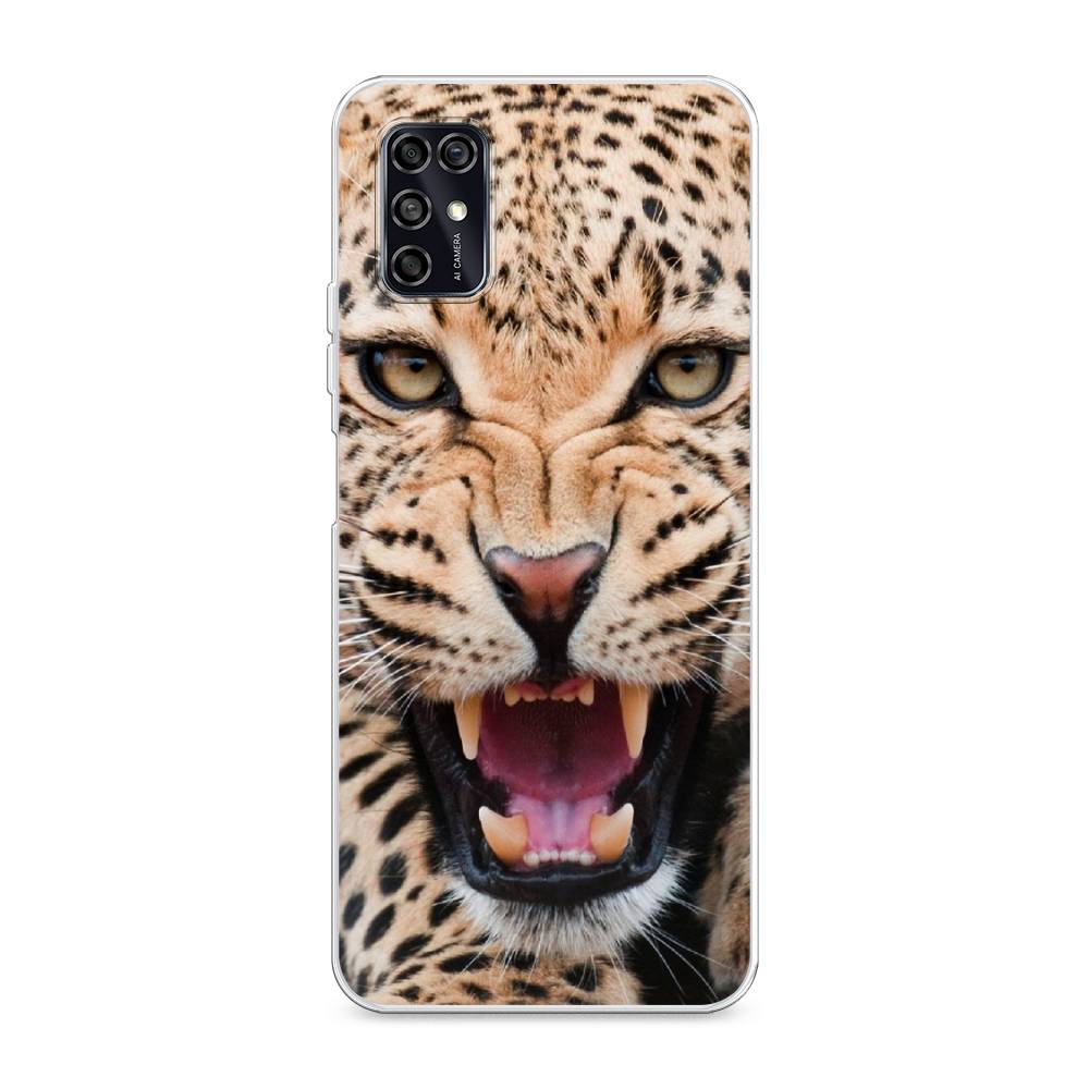 

Чехол для ZTE Blade V2020 Smart "Леопард 3d", Бежевый;черный, 133850-6