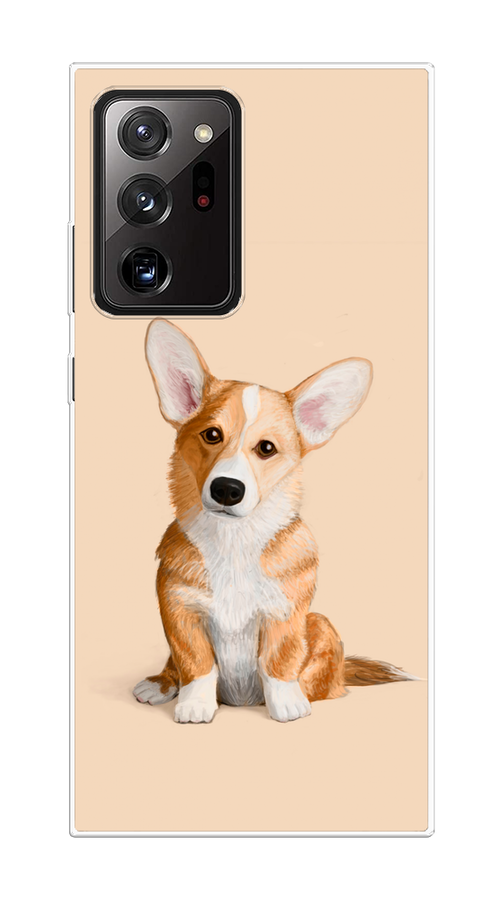 

Чехол на Samsung Galaxy Note 20 Ultra "Грустный Корги", Коричневый;бежевый, 2101050-1