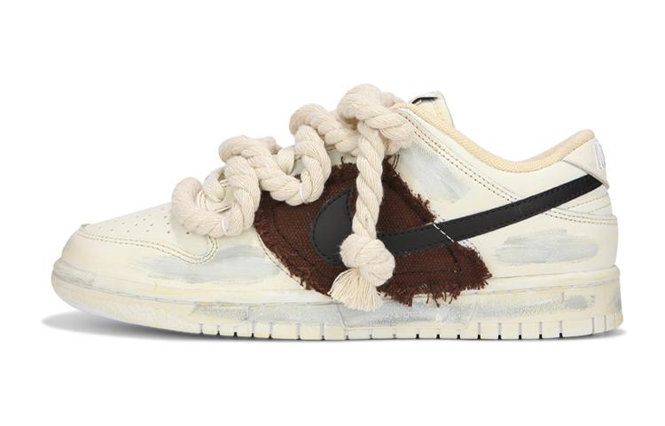 

Кеды унисекс Nike Dunk Low бежевые 38 EU, Бежевый, Dunk Low