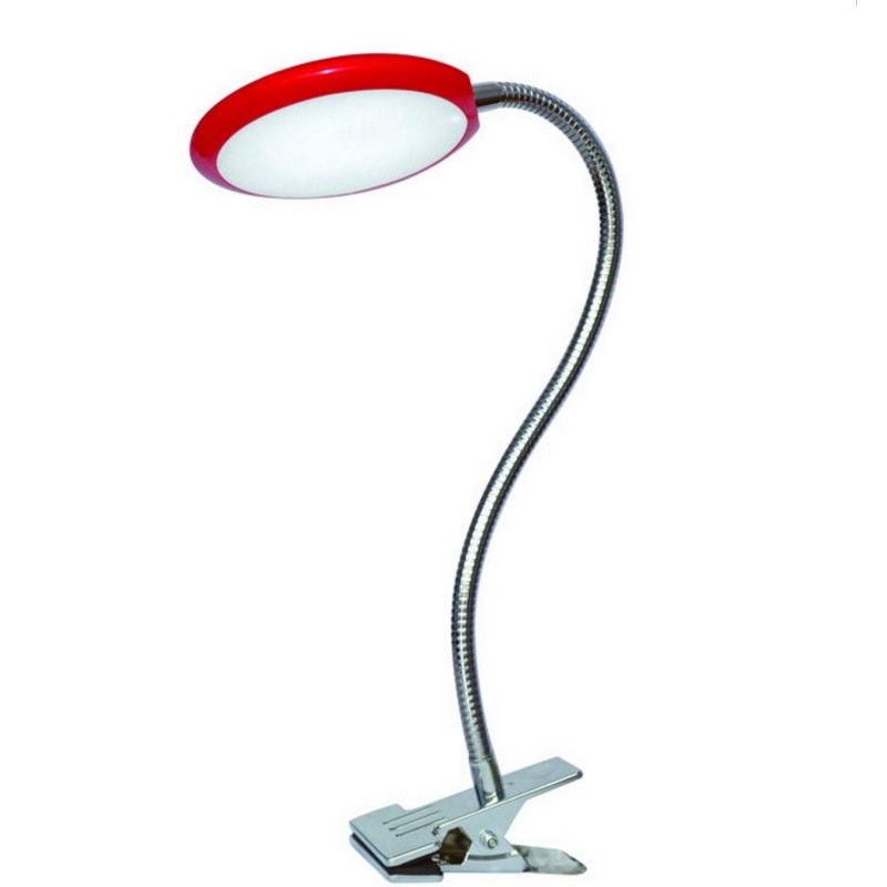 

Лампа настольная LVKsvet LVK 709C RD LED 5W прищепка, LVK 709C