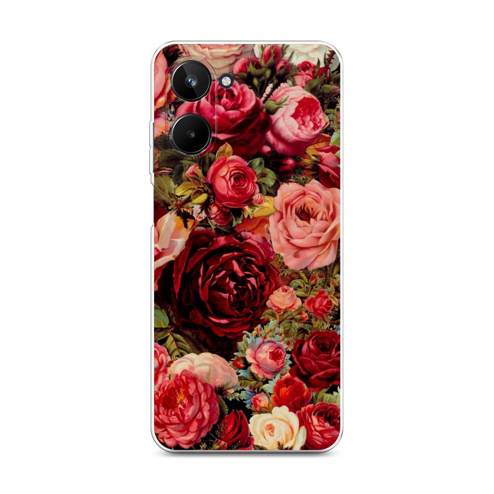 

Чехол Awog на Realme 10 4G "Розы винтажные", 2512150-8