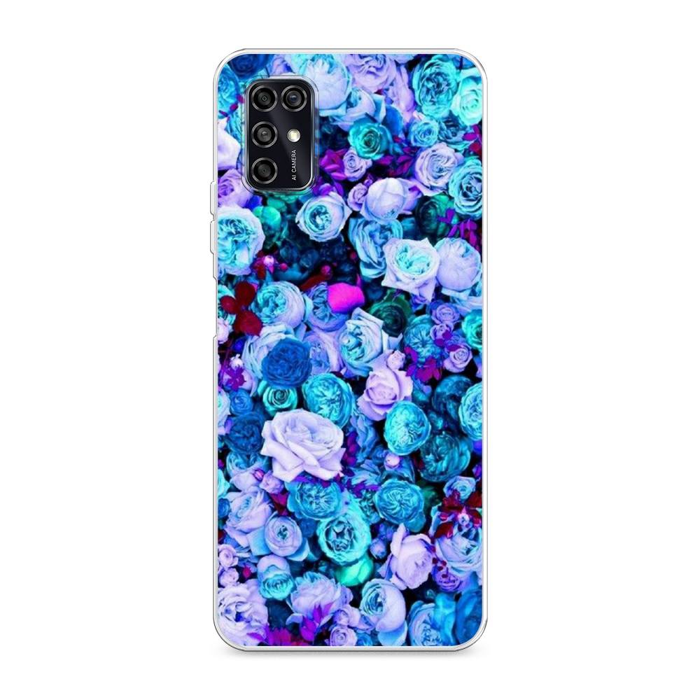 

Чехол для ZTE Blade V2020 Smart "Цветочный ковер", Фиолетовый, 133850-2