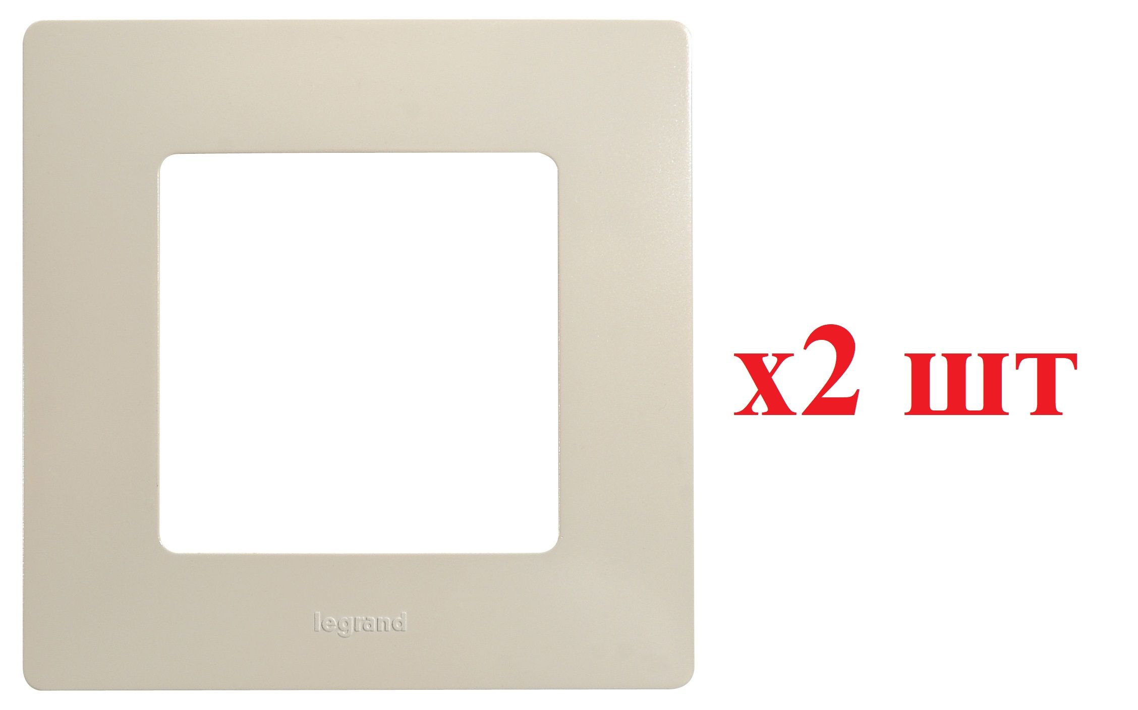

Legrand Etika Сл.кость Рамка 1-ая 672511 (2шт), Бежевый, Рамка 1-ая_Горизонтальная