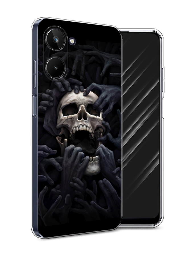 

Чехол Awog на Realme 10 4G "Череп 29", Черный;серый, 2512150-9