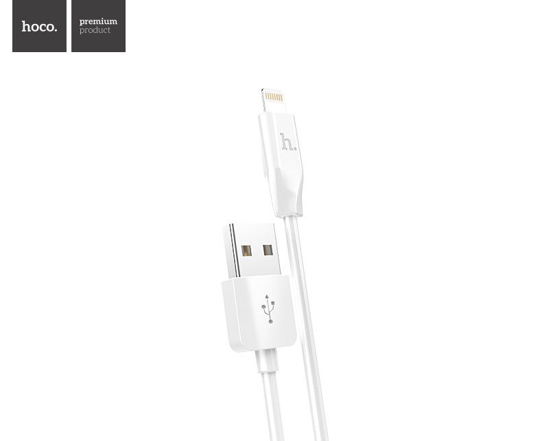 

Кабель Hoco X1 Rapid USB - Lightning 2 м, белый, X1 Rapid