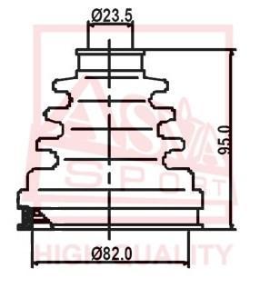

Пыльник ШРУСа ASVA asbt2120
