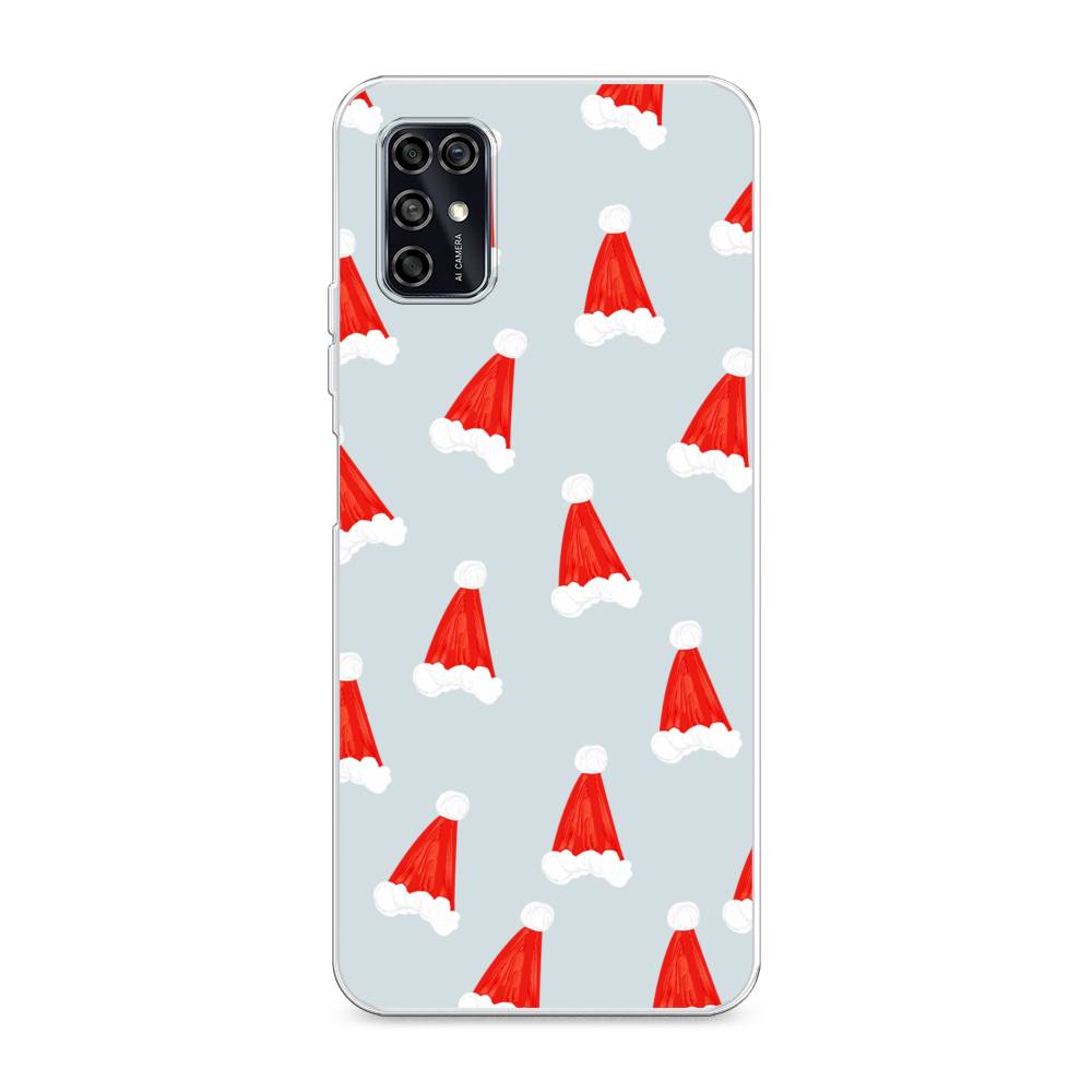 

Чехол для ZTE Blade V2020 Smart "Новогодние шапочки", Белый;красный;серый, 133850-5