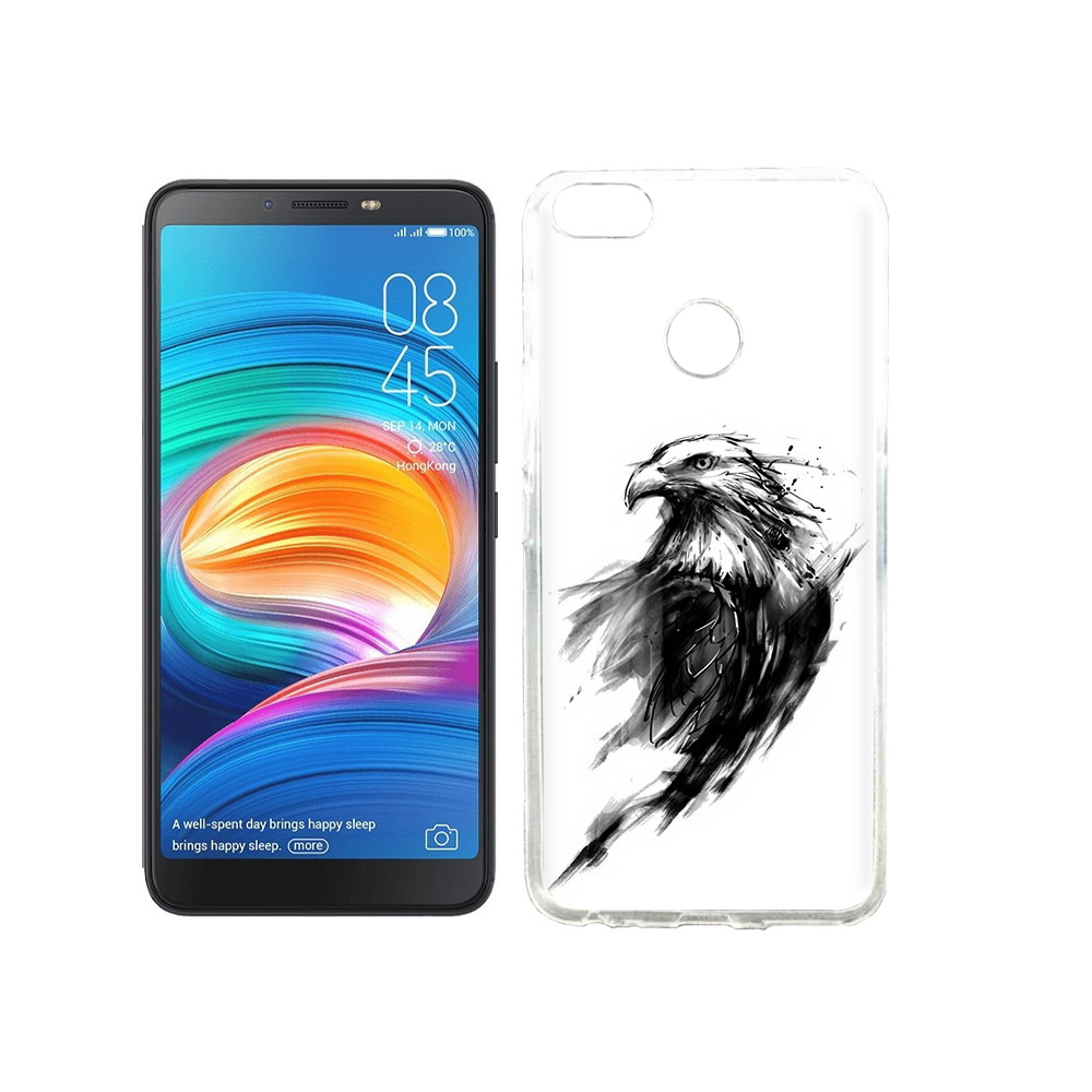 

Чехол MyPads Tocco для Tecno Camon X чб птица, Прозрачный, Tocco