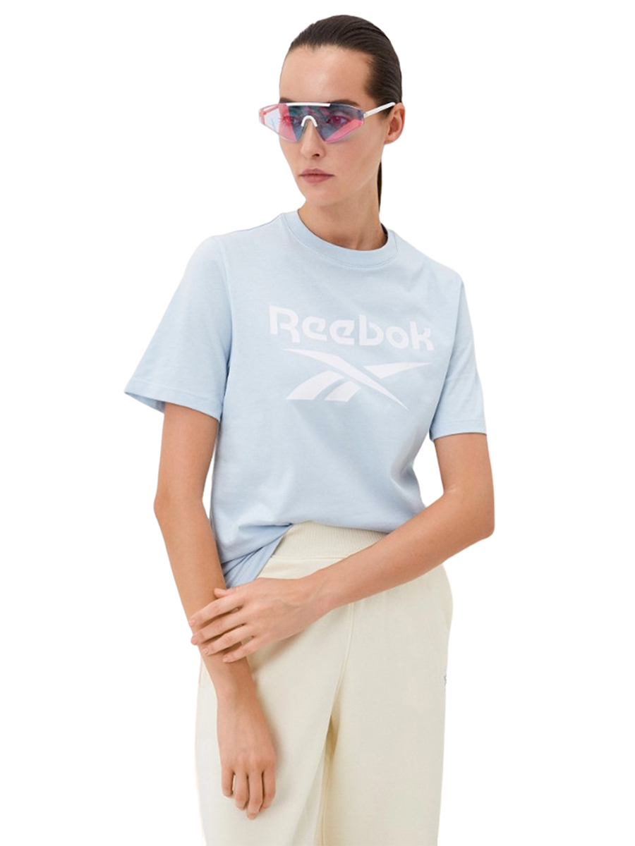 

Футболка женская Reebok IM4089 голубая S, Голубой, IM4089