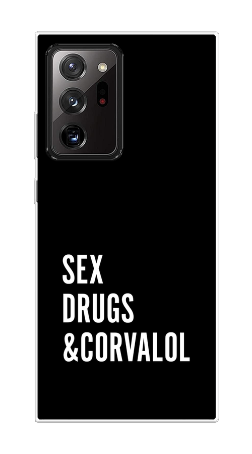 

Чехол на Samsung Galaxy Note 20 Ultra "Corvalol", Черный;серый;белый, 2101050-1