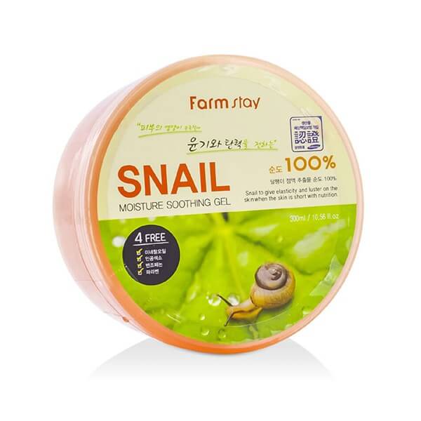 Гель для тела FarmStay MOISTURE SOOTHING GEL SNAIL 300мл