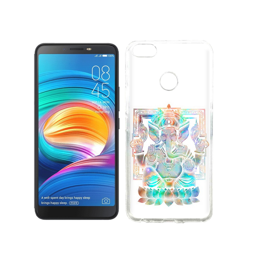 

Чехол MyPads Tocco для Tecno Camon X умный слон, Прозрачный, Tocco