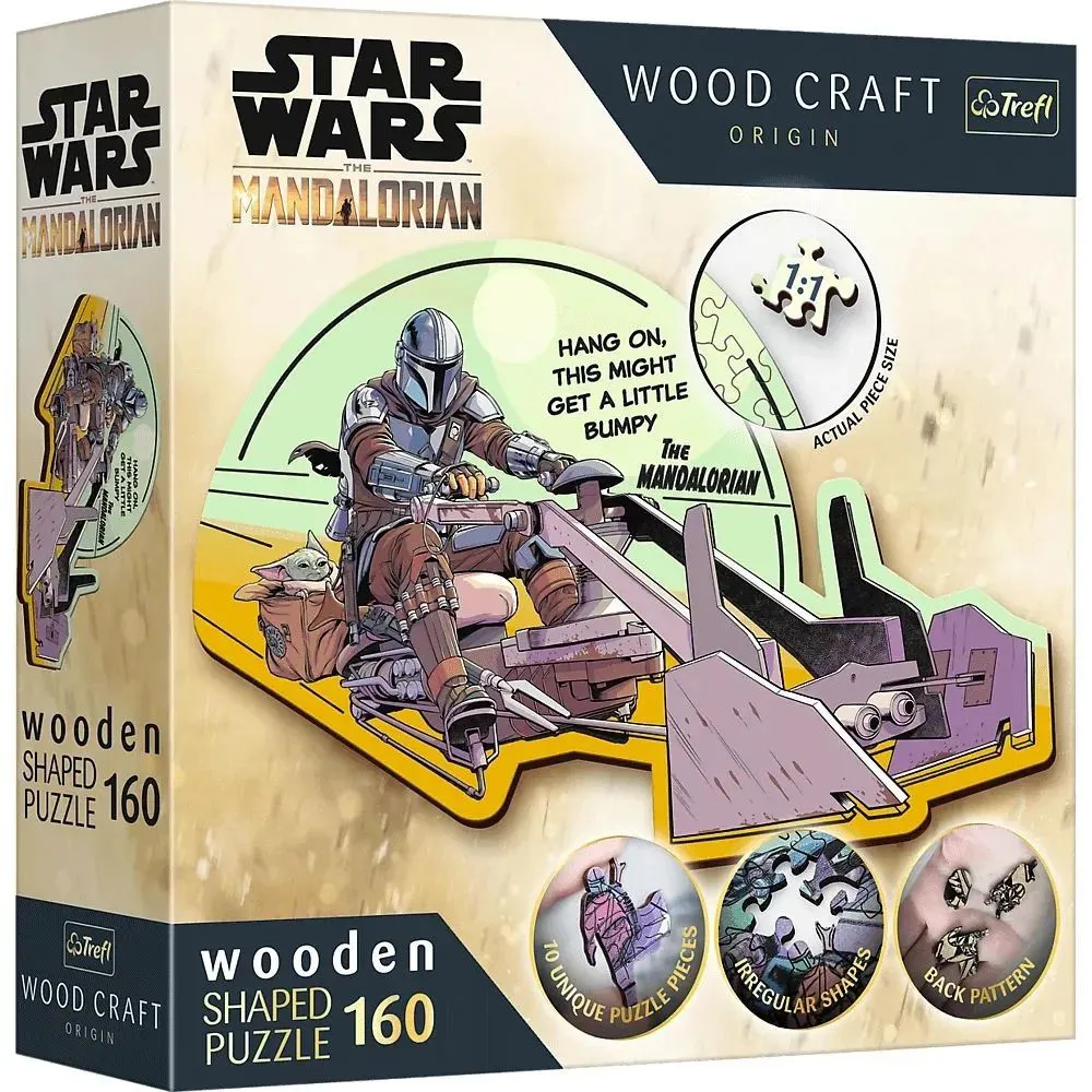 

Пазл деревянный Trefl 160 Star Wars Мандалорец - Воссоединение, арт 20187