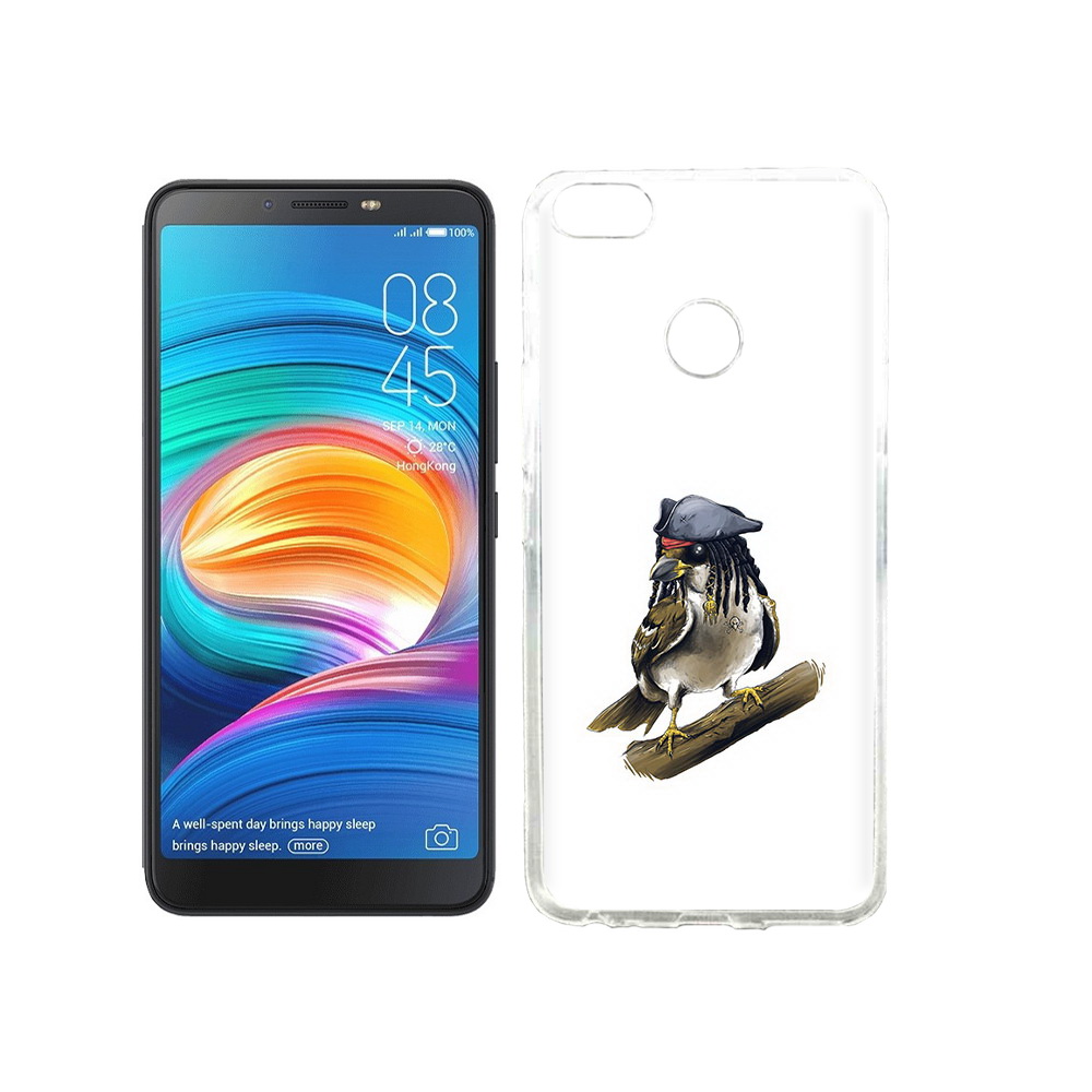 

Чехол MyPads Tocco для Tecno Camon X Джек воробей, Прозрачный, Tocco
