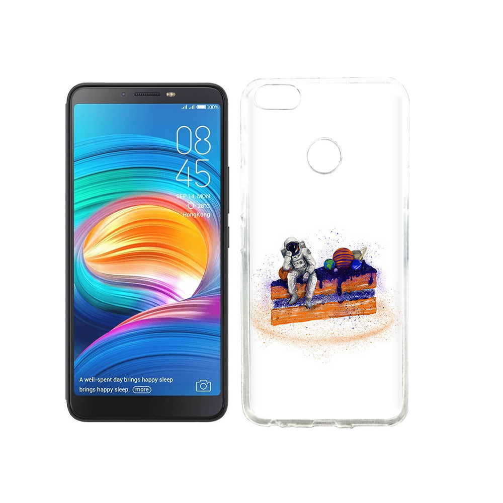 

Чехол MyPads Tocco для Tecno Camon X торт с планетами, Прозрачный, Tocco