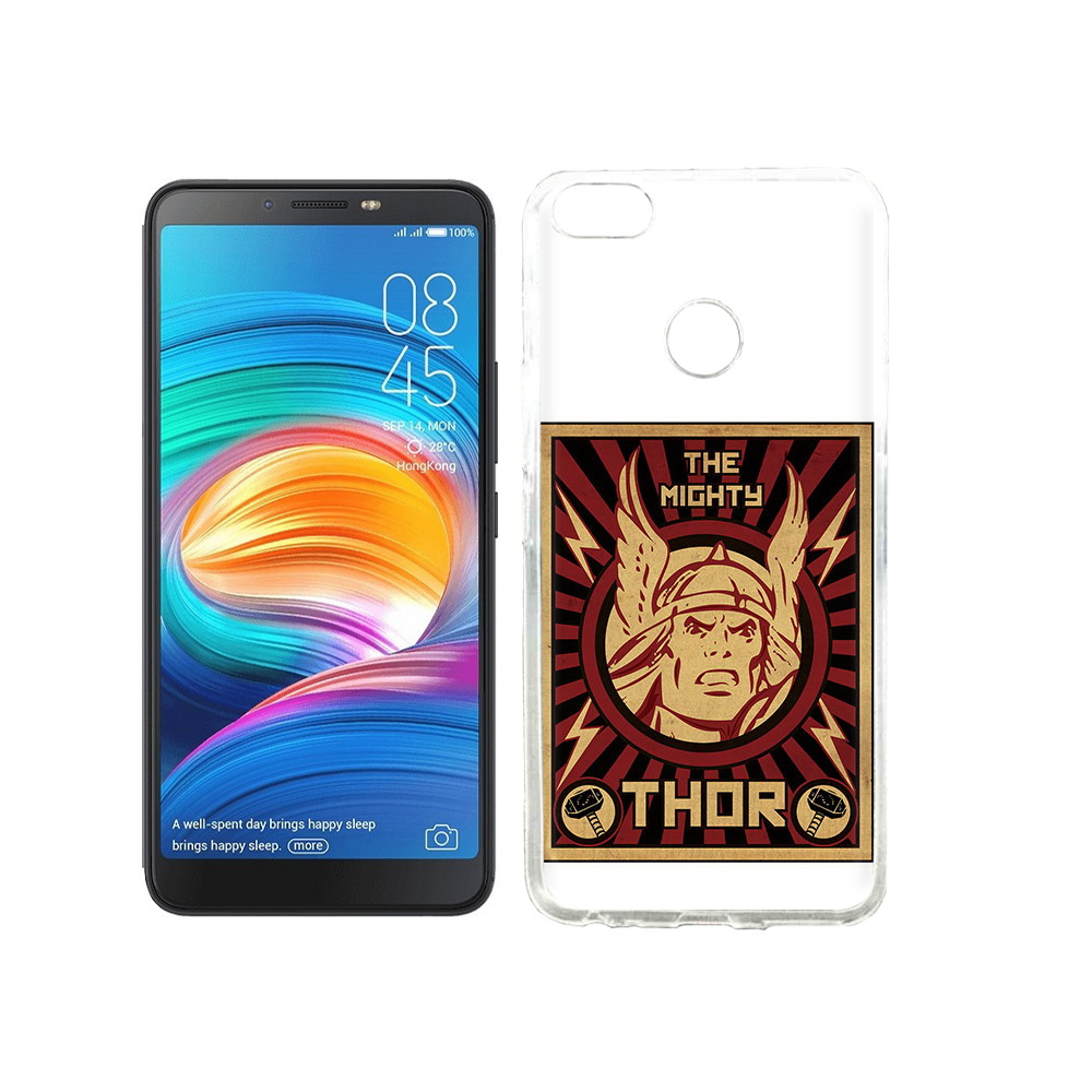 

Чехол MyPads Tocco для Tecno Camon X тор лицо, Прозрачный, Tocco