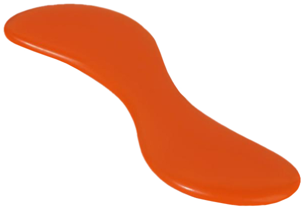фото Массажёр гуаша «клюшка», 13,5 × 5 см, цвет оранжевый 5161858 nobrand